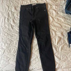 9” high rise skinny jeans madewell